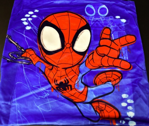 Poszewka na poduszkę jasiek Spidey i Super Kumple dziecięca 40x40 velvet
