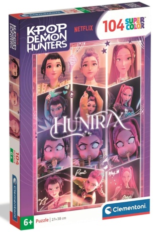 Puzzle 104 Super Kolor K-POP Demon Hunter Huntrix 38x27 cm