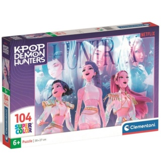 Puzzle 104 Super Kolor K-POP Demon Hunters Huntrix Kpop 38x27 cm
