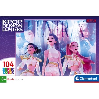 Puzzle 104 Super Kolor K-POP Demon Hunters Huntrix Kpop 38x27 cm