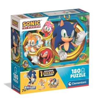 Puzzle super Color Clementoni 180 el SONIC 29796