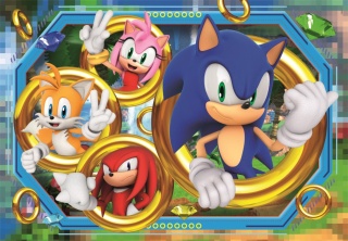 Puzzle super Color Clementoni 180 el SONIC 29796