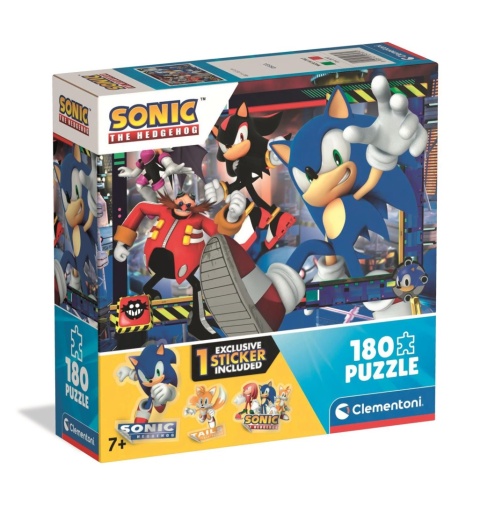 Puzzle super Color Clementoni 180 el SONIC 29797