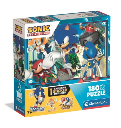 Puzzle super Color Clementoni 180 el SONIC 29798
