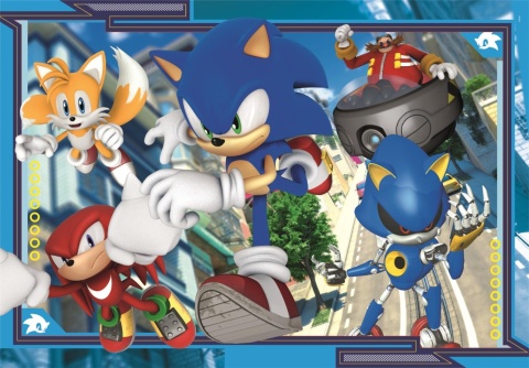 Puzzle super Color Clementoni 180 el SONIC 29798