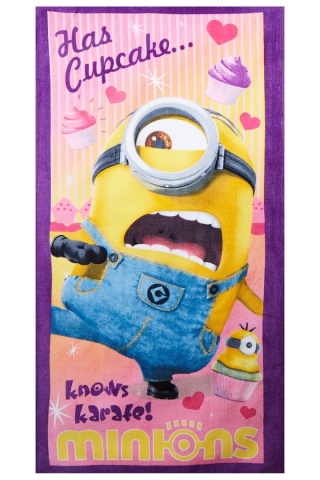 Ręcznik kąpielowy plażowy MINIONKI 70X140