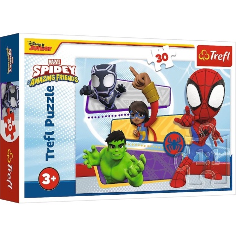 SPIDERMAN Spidey i przyjaciele Trefl Puzzle 30 EL 18322