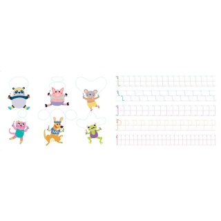 Szlaczki. Wstęp do nauki pisania 4-6 lat