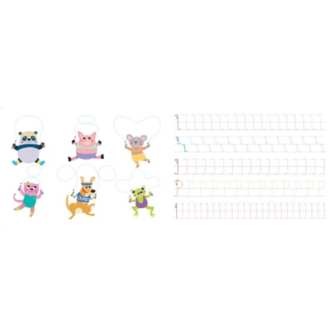 Szlaczki. Wstęp do nauki pisania 4-6 lat