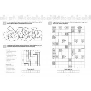 Wielka księga łamigłówek szyfrogramy zadania logiczne 8 9 10 11 12 lat