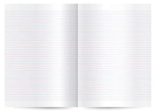 Zeszyt A4 32k do nauki pisania trzylinia trzy linia kolorowa Game pixel