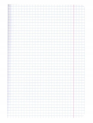 Zeszyt A4 kratka kratkę 60 kartek kwiaty botanical