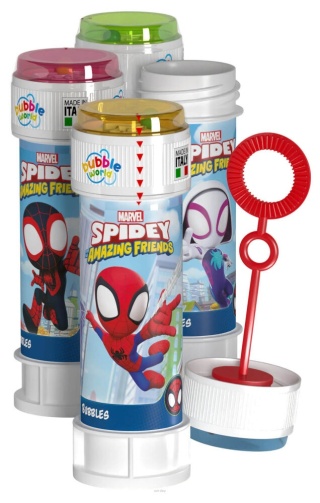 Bańki mydlane Spidey Spiderman na urodziny dzień dziecka 60 ml 2 szt