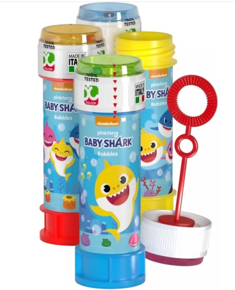 Bańki mydlane Baby Shark mały rekin na urodziny dzień dziecka 60 ml 2 szt
