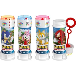 Bańki mydlane Sonic jeż na urodziny dzień dziecka 60 ml 2 szt