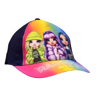 Czapka z daszkiem dziecięca Rainbow High dla dziewczynki 5-6 lat 52 cm