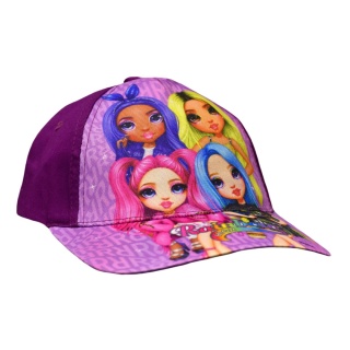 Czapka z daszkiem dziecięca Rainbow High dla dziewczynki 5-6 lat 52 cm
