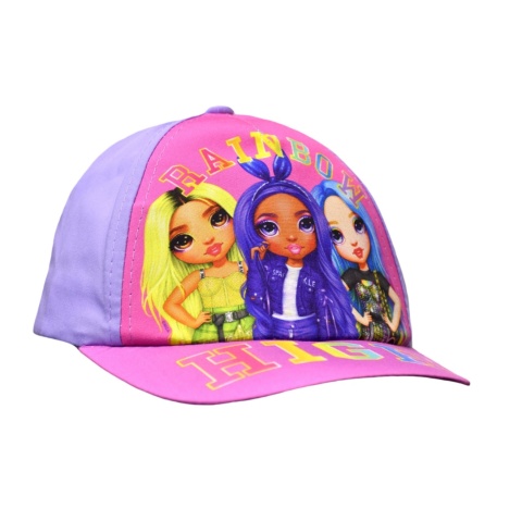 Czapka z daszkiem dziecięca Rainbow High dla dziewczynki 6-7 lat 53 cm