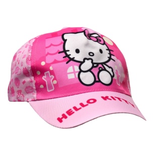 Czapka z daszkiem dziecięca Hello Kitty dla dziewczynki 6-7 lat 53 cm