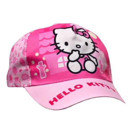 Czapka z daszkiem dziecięca Hello Kitty dla dziewczynki 6-7 lat 53 cm