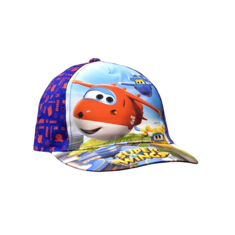Czapka z daszkiem dziecięca Super Wings letnia dla chłopca 7-8 lat 54 cm