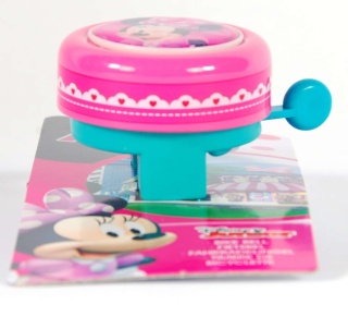 Dzwonek do roweru różowy dla dzieci Myszka Minnie