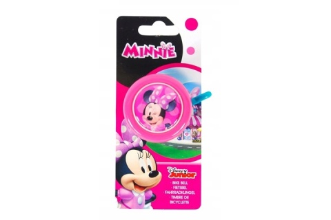 Dzwonek do roweru różowy dla dzieci Myszka Minnie