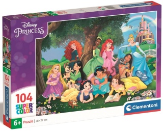 KSIĘŻNICZKI super color Puzzle Clementoni 104 EL 25743
