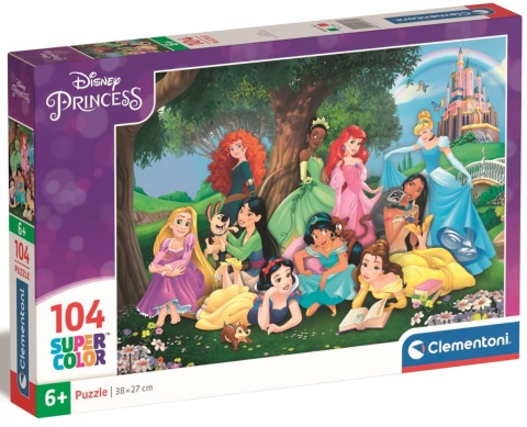KSIĘŻNICZKI super color Puzzle Clementoni 104 EL 25743