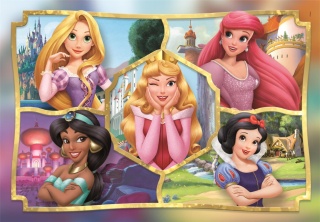 KSIĘŻNICZKI super color Puzzle Clementoni 104 EL 25057