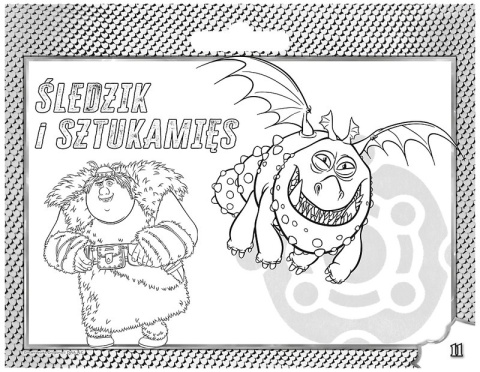 Jak wytresować smoka gigantyczny notes za zadaniami kolorowanka naklejki
