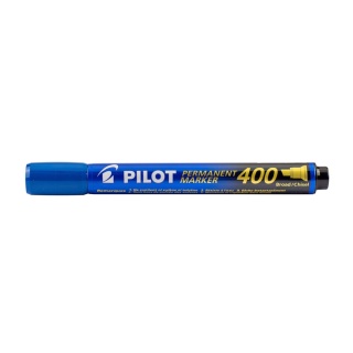 Marker permanentny SCA-400 ze ściętą końcówką niebieski, Pilot
