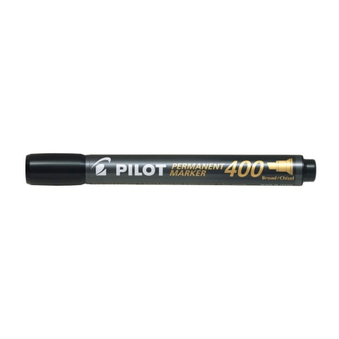 Marker permanentny SCA-400 ze ściętą końcówką czarny Pilot