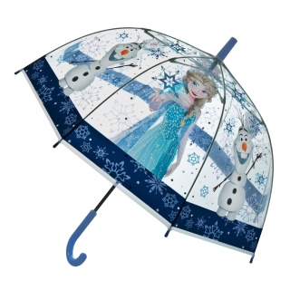 Parasol transparentny Kraina Lodu Frozen głęboki parasolka dla dzieci