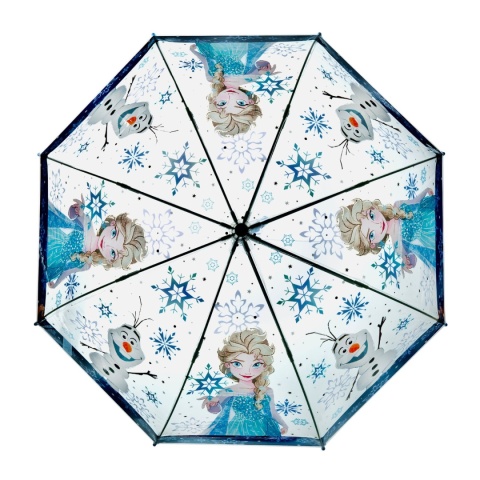 Parasol transparentny Kraina Lodu Frozen głęboki parasolka dla dzieci