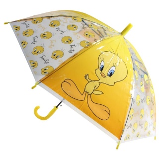 Parasol dziecięca parasolka automat Looney Tunes Tweety folia