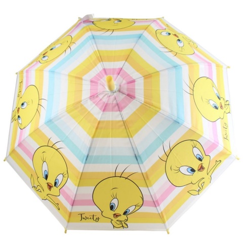 Parasol dziecięca parasolka automat Zwariowane melodie Tweety folia