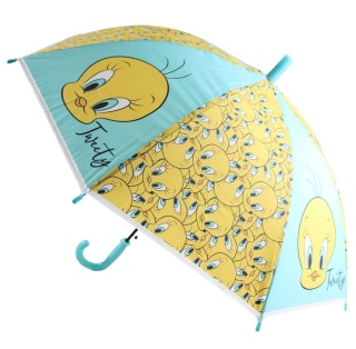 Parasol dziecięca parasolka automat Zwariowane melodie Tweety foliowa