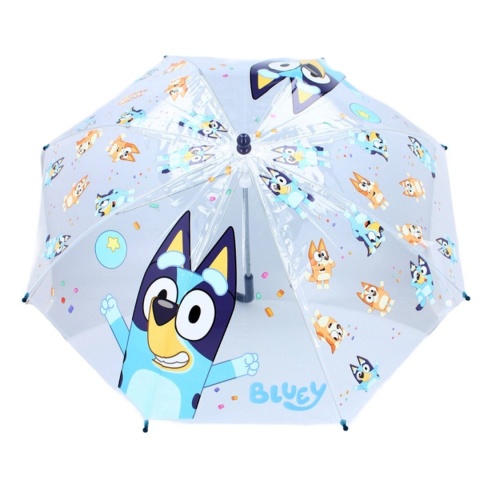 Parasol przezroczysty pieski Bluey i Bingo parasolka dla dzieci