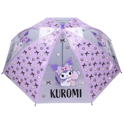 Parasol przezroczysty Kuromi Hello Kitty parasolka dla dzieci