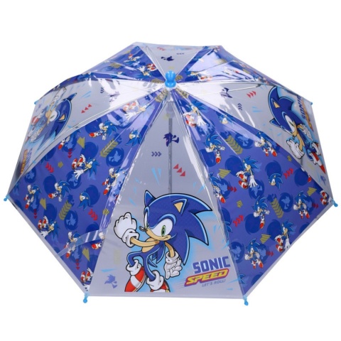 Parasol przezroczysty jeż Sonic parasolka dla dzieci