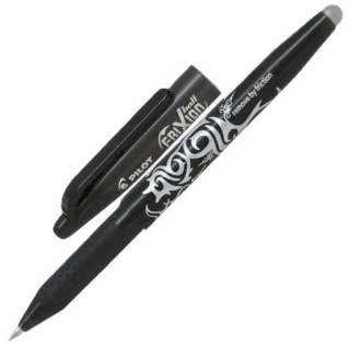 Pióro kulkowe FRIXION 0,7 black czarny tusz wymazywalne PILOT