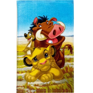 Ręcznik do rąk i twarzy przedszkola KRÓL LEW Timon i Pumba Simba 30X50