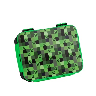 ŚNIADANIÓWKA trzykomorowa pudełko na kanapki Pixel Mask paso duży chlebak