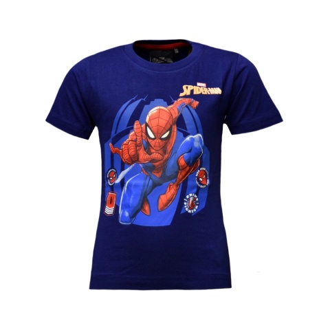 T-shirt bluzeczka dziecięca Spiderman koszula dla chłopca bawełniana 128