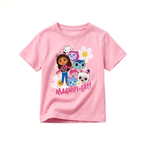 T-shirt bluzeczka dziecięca Koci Domek Gabi koszula dla dziewczynki 98/104