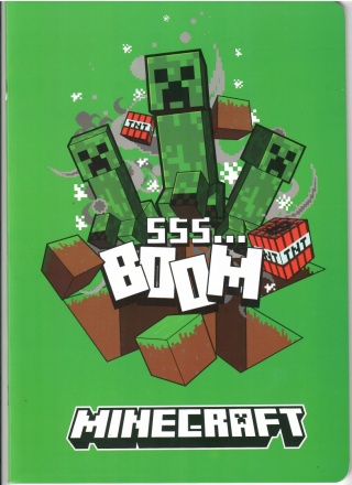 Zeszyt A4 w kratkę 32 k A4/32 kartek Minecraft