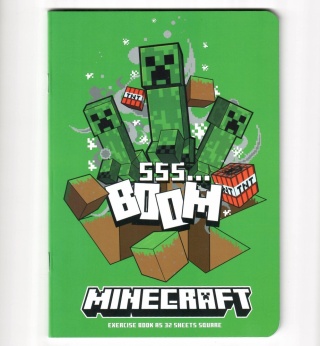 Zeszyt A5 w kratkę 32 k A5/32 kartek Minecraft