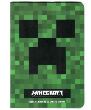 Zeszyt A5 w kratkę 60 k A5/60 kartek Minecraft