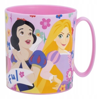 Księżniczki Disney Bella śnieżka Roszpunka kubek do mikrofali z uchem 350ML